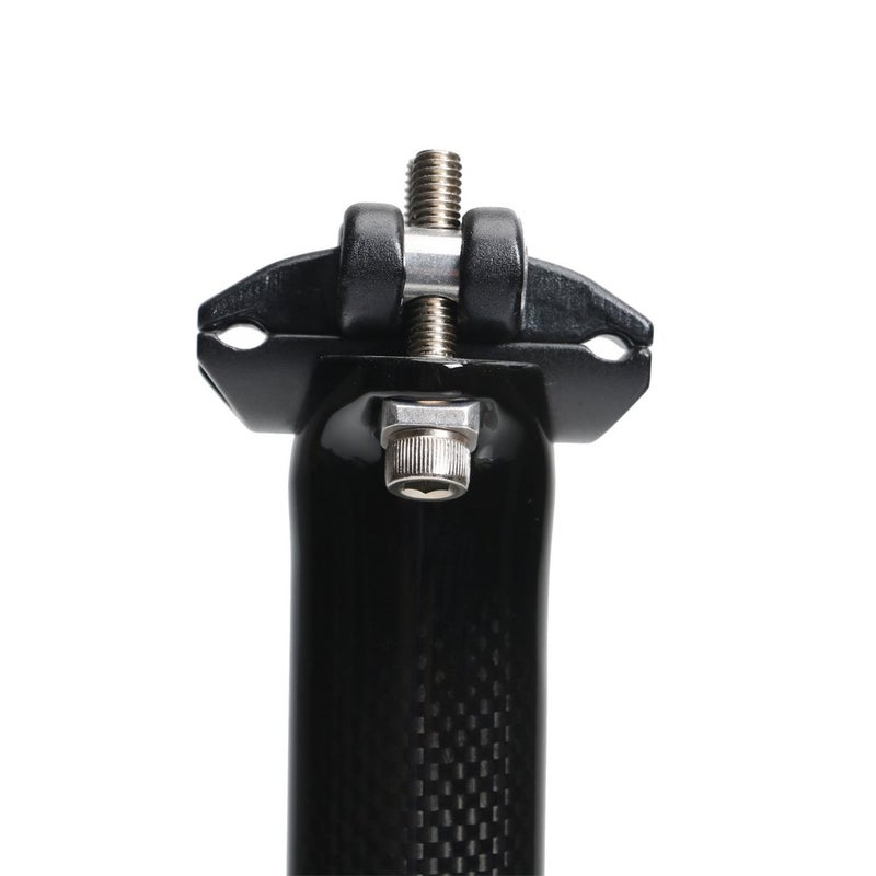 Litetop Carbon SeatPost 30.8 400mm Litetop 3K Carbon Fiber Bike Seatpost Suitable for Most Bicycle Mountain Bike Road Bike MTB MTN BMX (Black) - Image 4